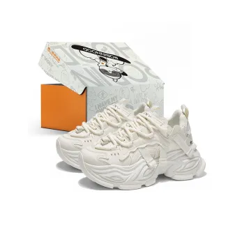 ROBINHOOD Cushioning, Slip Resistant, Abrasion Resistant, Impact Resistant Low Top Chunky Sneakers Women's Box Included