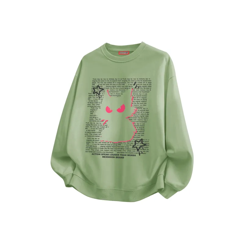 REXSHION Sweatshirt Unisex White-15