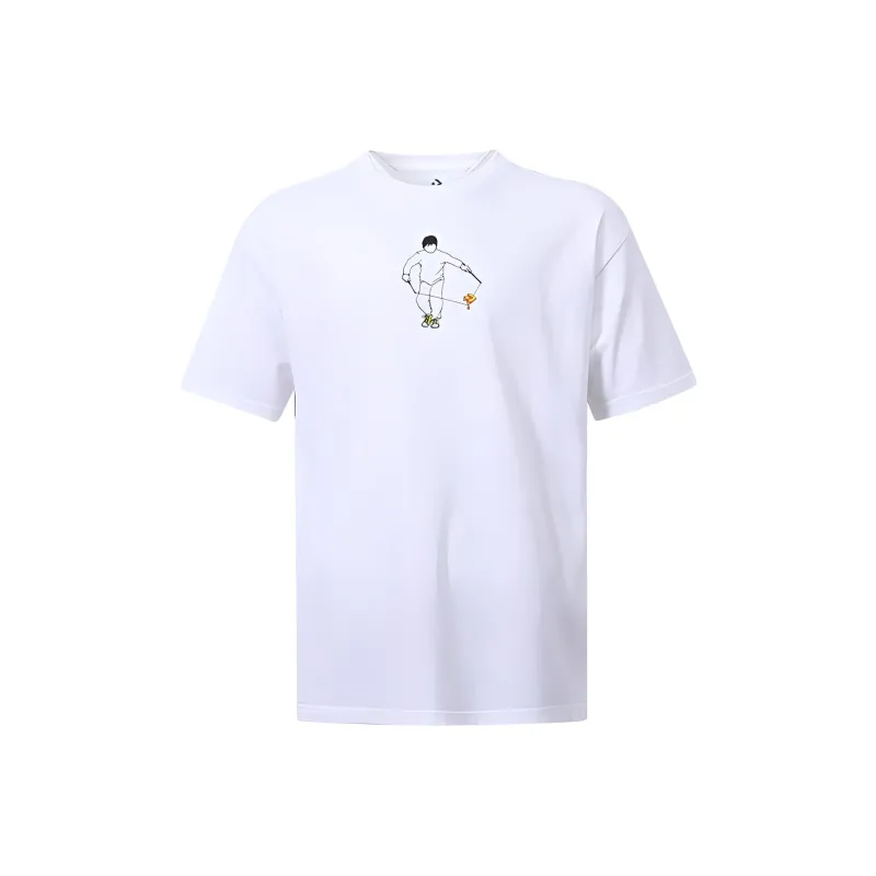 Converse T Shirts Men White-1