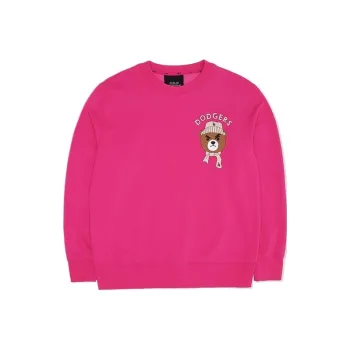 MLB Los Angeles Dodgers Sweatshirt Unisex Dark Pink