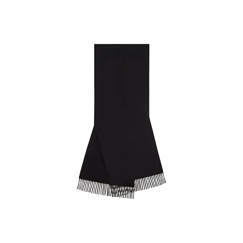 CELINE Knit Scarves Unisex Black-1