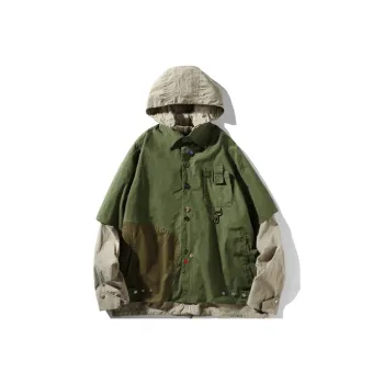 A SQUARE ROOT Jacket Unisex Green
