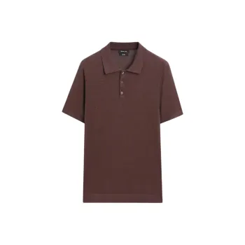 Massimo Dutti Polo Shirt Men's Brown
