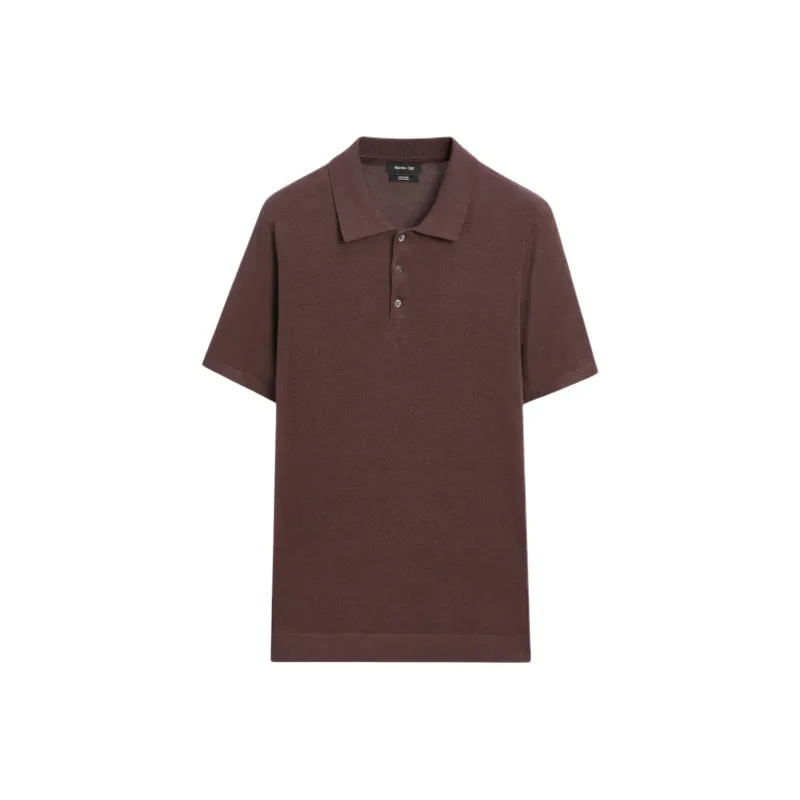Massimo Dutti Polo Shirt Men's Brown-0