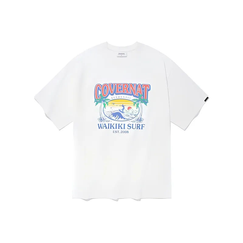 COVERNAT T Shirts Unisex White-0