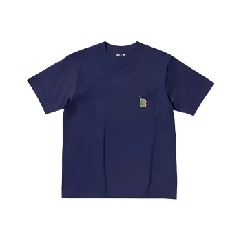 UNIQLO T Shirt Unisex Marine Blue