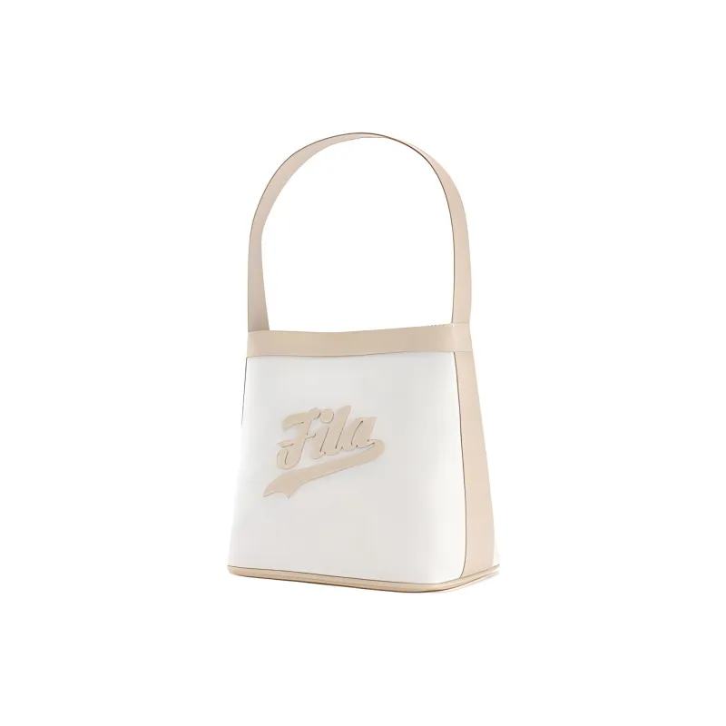 FILA FUSION PU Leather Fabric Crossbody Bag Small Size Unisex Ecru-1