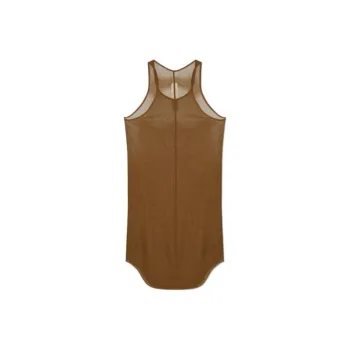 RICK OWENS Raw Cut Ribbed Tank Top