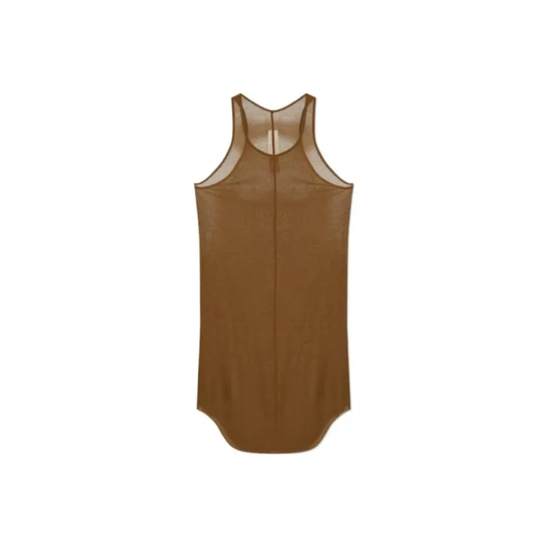RICK OWENS Raw Cut Ribbed Tank Top-0