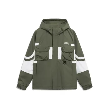 LiNing Jacket Men's Military Green Ecru