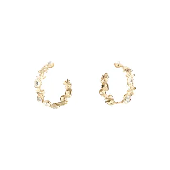 CHANEL Earrings Women's Gold