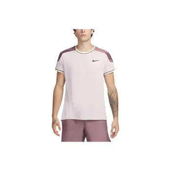 Nike Court Slam T-Shirt Men's White Gold Purple
