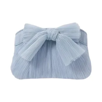 Loeffler Randall Organza Clutch Women's Blue