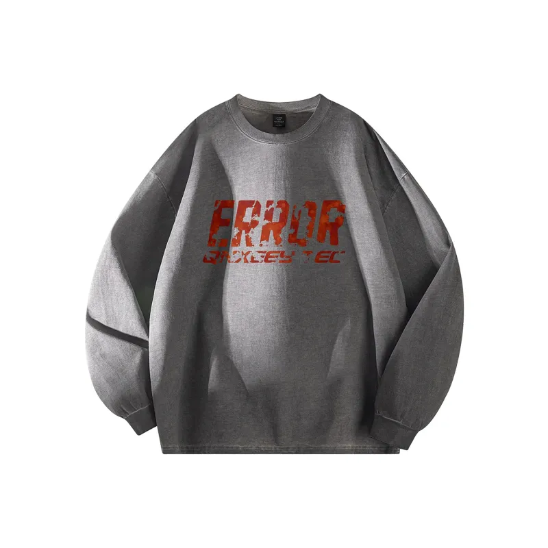 Qnxeey Sweatshirt Unisex Mecha Silver-2