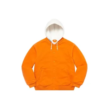 Supreme Hooded Twill Varsity Jacket