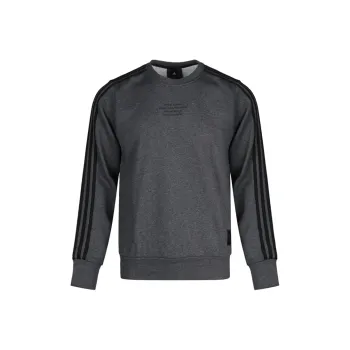 Adidas Real Madrid Soccer Collection SSP CR SWT Knitwear Men's Gray