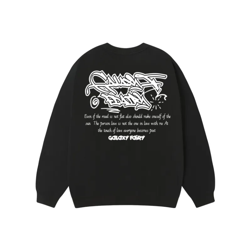 GALAXY FAIRY Sweatshirts Unisex Black-0