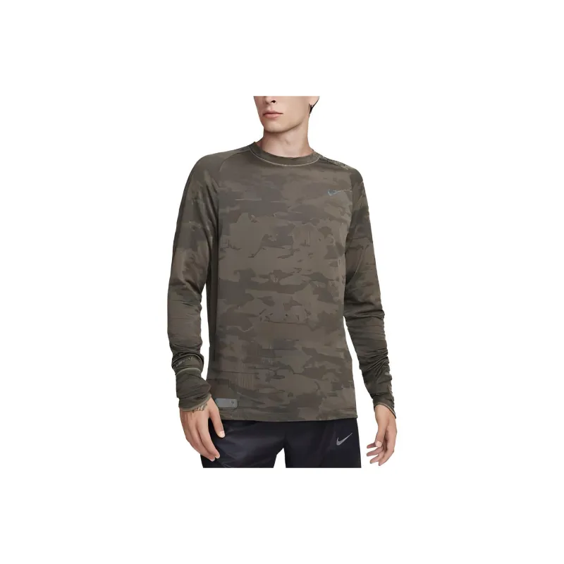 Nike THERMA FIT ADV T Shirts Men Olive-0