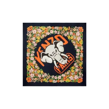 KENZO Knit Scarves Unisex Midnight Blue