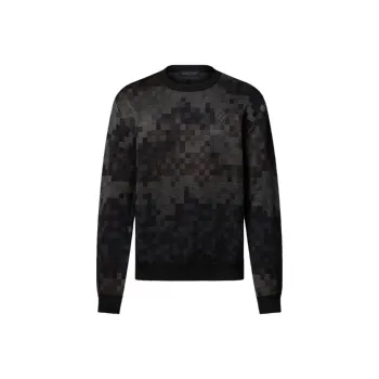 LOUIS VUITTON Damoflage Jacquard Pullover