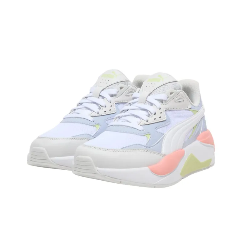 PUMA X Ray Speed Anti Slip Wear Resistant Low Top Casual Shoes Women's Gray White-2