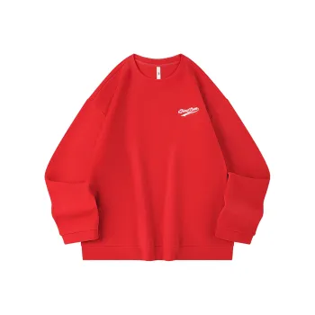 QIAODAN Sweatshirt Men's Koi Fish Red