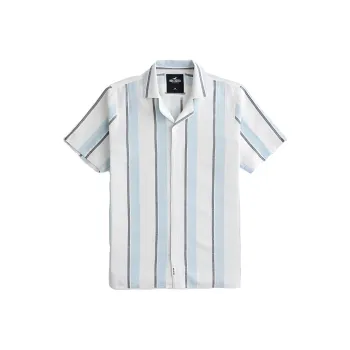Hollister Shirts Men Light Blue