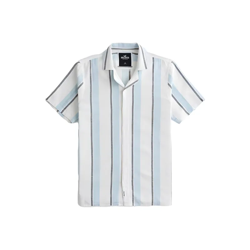 Hollister Shirts Men Light Blue-0