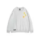White Gray[Crew Neck Fleece-Lined]