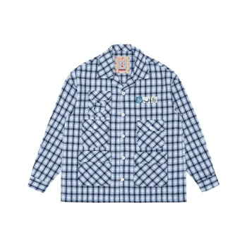 PROS BY CH FW22 Loose Fit Jacket Unisex Blue