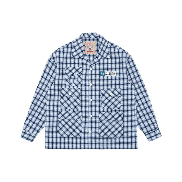 PROS BY CH FW22 Loose Fit Jacket Unisex Blue-0