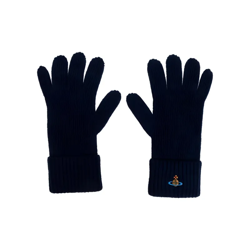 Vivienne Westwood Logo embroidered Gloves-2
