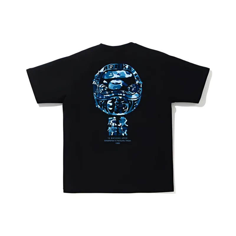 A BATHING APE Abc Camo Daruma Tee-0