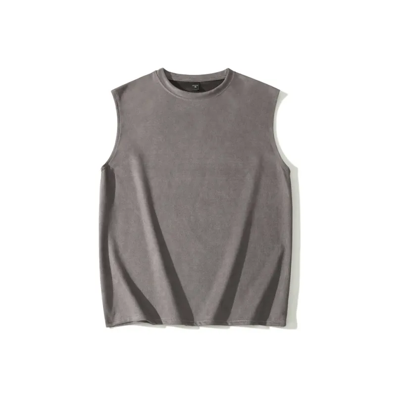 Lulifama Tank Tops Unisex Dark Red-5