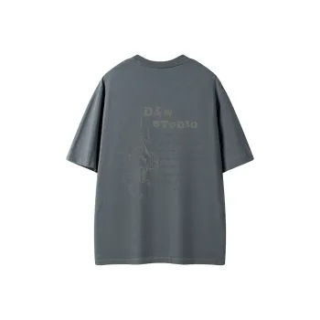 D&W T Shirts Unisex Dark Gray