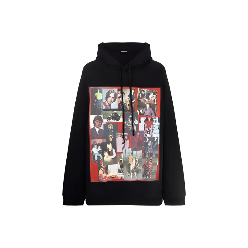 RAF SIMONS Oversized Photographic print Hoodie-0