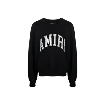 AMIRI Varsity Bandana Crewneck