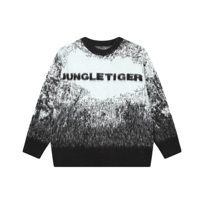 JUNGLE TIGER Sweater Unisex Black-0