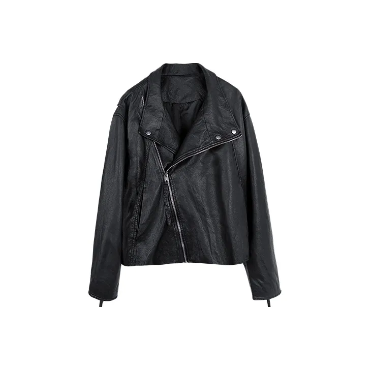HUANXIANGZHE Jackets Unisex Black-0