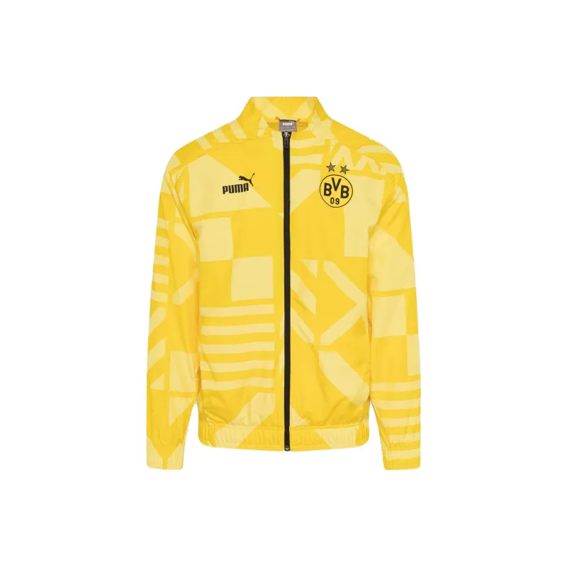PUMA Borussia Dortmund '23 Soccer Jackets Men Yellow-0