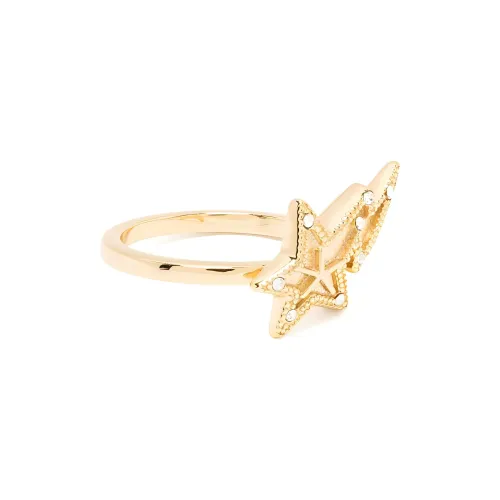 A BATHING APE Signature Star Bolt Motif Ring