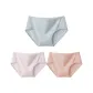 D Set-Triangle Embossed-Shrimp Pink+Light Pink+Blue