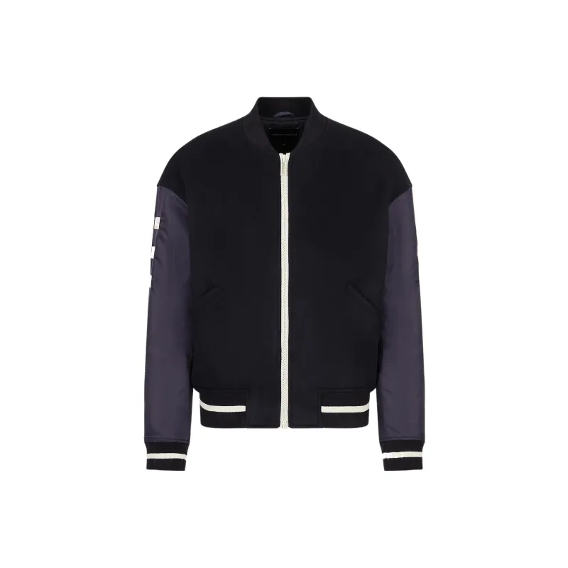 EMPORIO ARMANI FW22 Coat Men's Navy Blue-0
