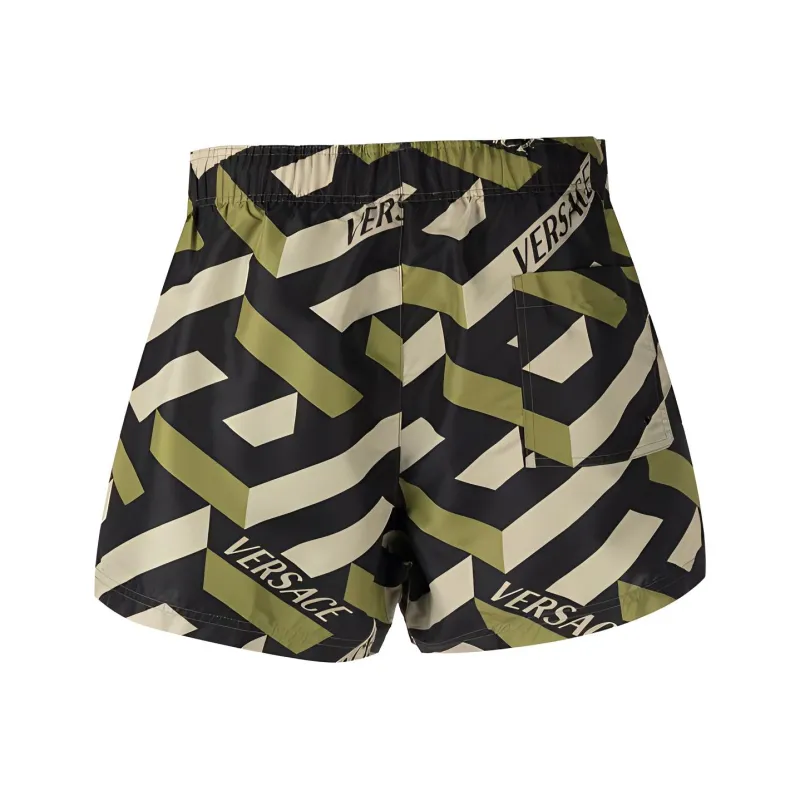 FANSIZHE Swimming Shorts Men's Green-1