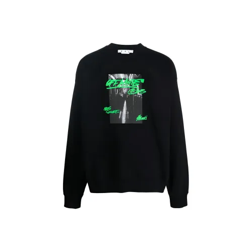 OFF WHITE Metro Type Skate Crewneck