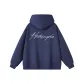Navy Blue Fleece-Lined[White Embroidery]