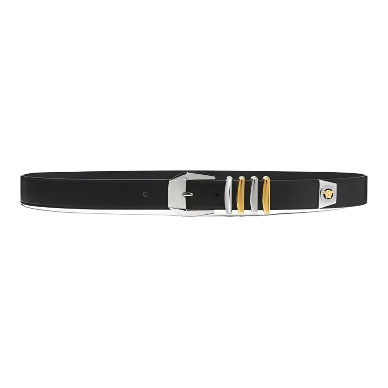 VERSACE Medusa Motif Buckle Fastened Belt-0