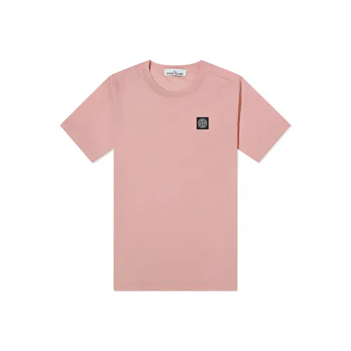STONE ISLAND SS21 Drop Shoulder Sleeve T Shirt Men's Rose Pink
