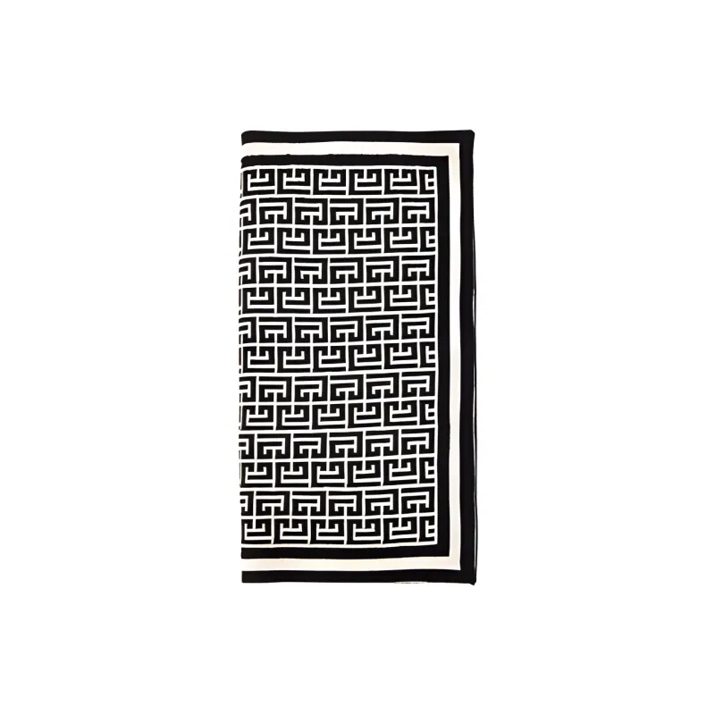 BALMAIN Knit Scarves Men Black-0