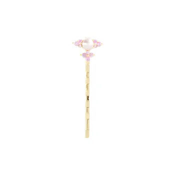 Vivienne Westwood Brass Hair Clips Women's Gold